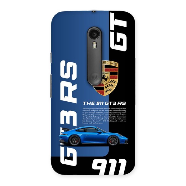 Hyper Car Back Case for Moto G3