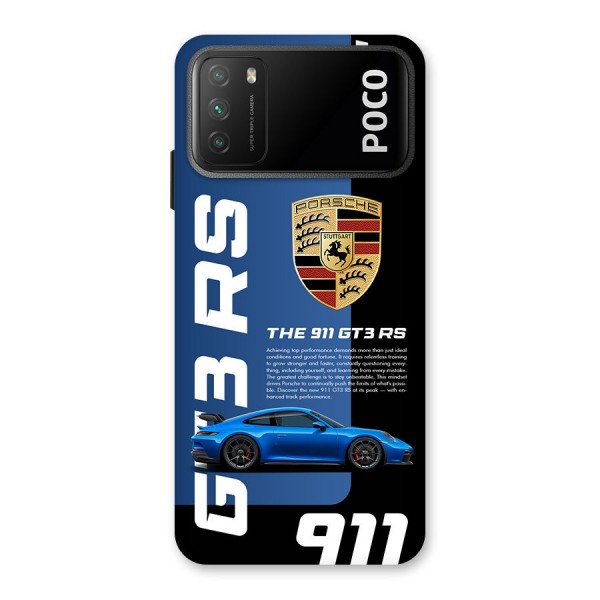 Hyper Car Back Case for Poco M3