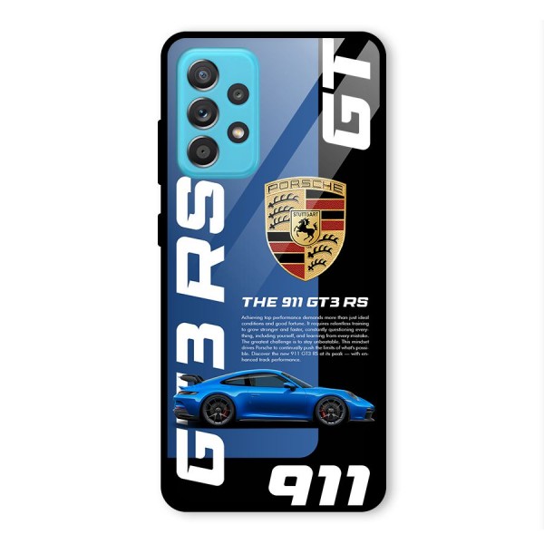 Hyper Car Glass Back Case for Galaxy A52