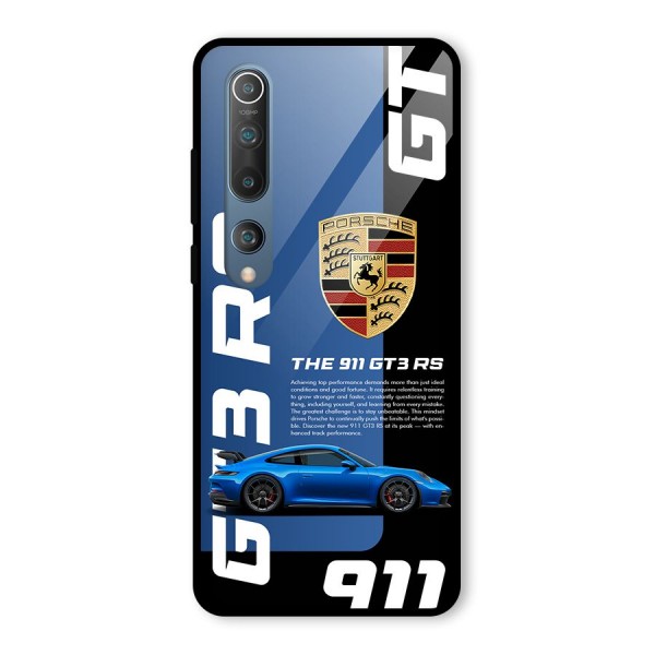 Hyper Car Glass Back Case for Mi 10