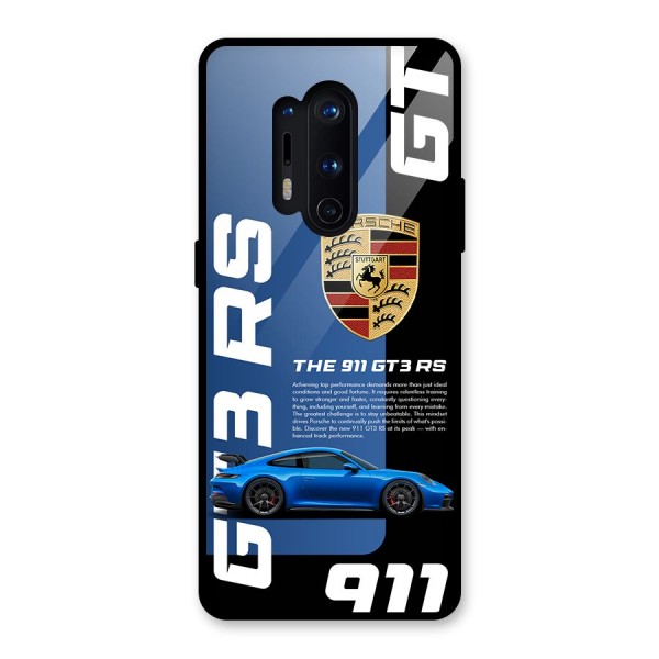 Hyper Car Glass Back Case for OnePlus 8 Pro