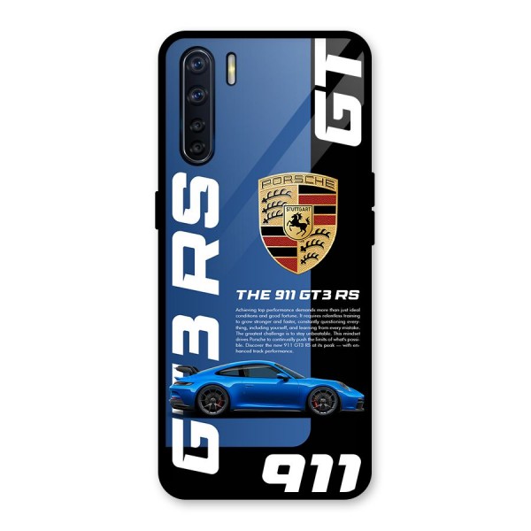 Hyper Car Glass Back Case for Oppo F15