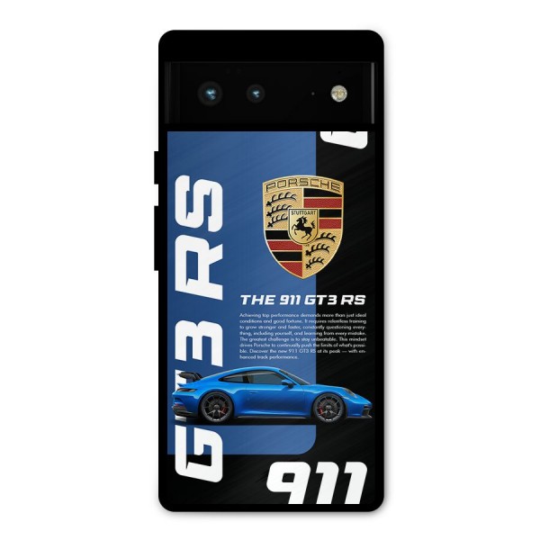 Hyper Car Metal Back Case for Google Pixel 6