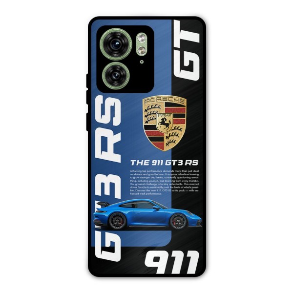 Hyper Car Metal Back Case for Motorola Edge 40 5G