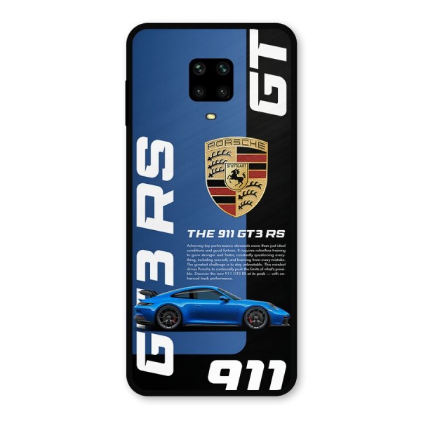 Hyper Car Metal Back Case for Poco M2 Pro