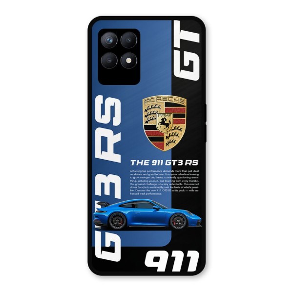 Hyper Car Metal Back Case for Realme 8i