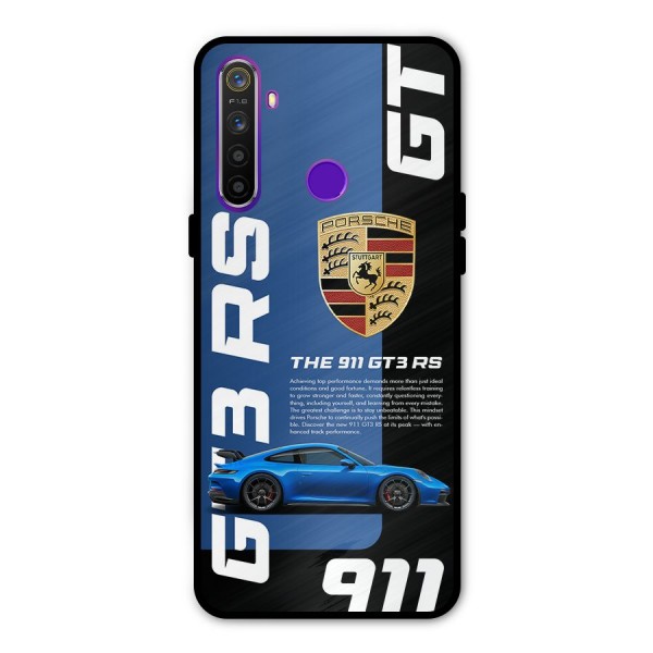Hyper Car Metal Back Case for Realme Narzo 10