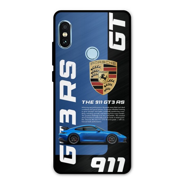 Hyper Car Metal Back Case for Redmi Note 5 Pro