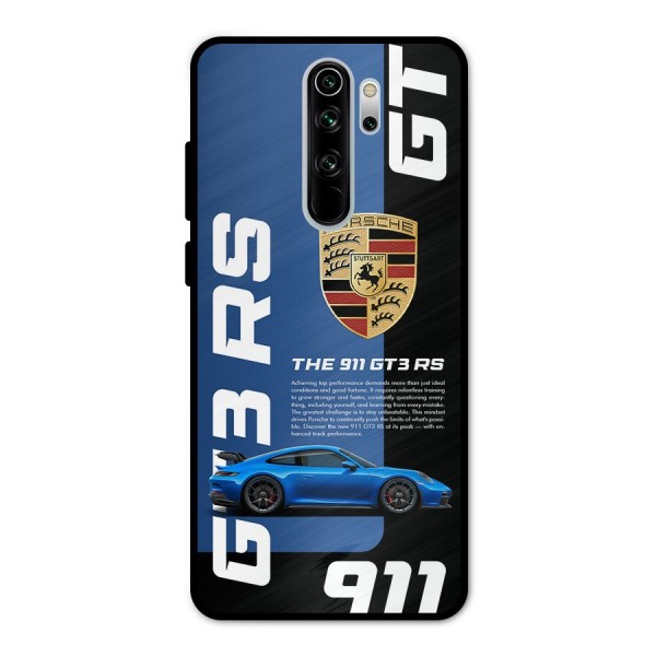 Hyper Car Metal Back Case for Redmi Note 8 Pro