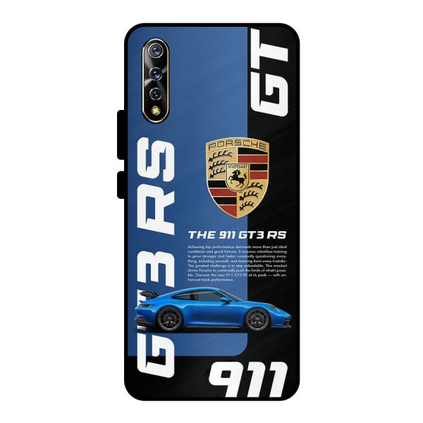 Hyper Car Metal Back Case for Vivo S1