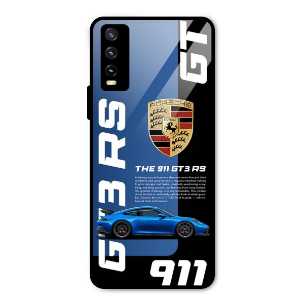 Hyper Car Metal Back Case for Vivo Y20i
