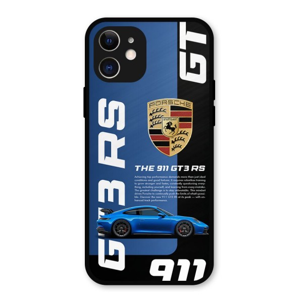 Hyper Car Metal Back Case for iPhone 12