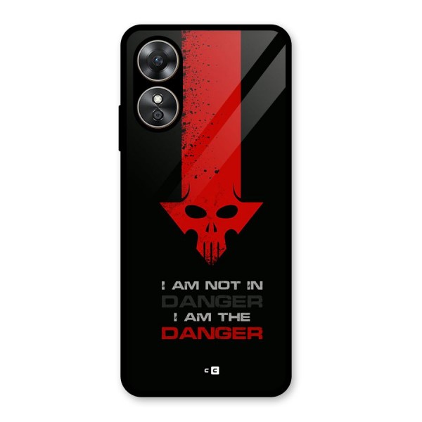 I Am Danger Glass Back Case for Oppo A17