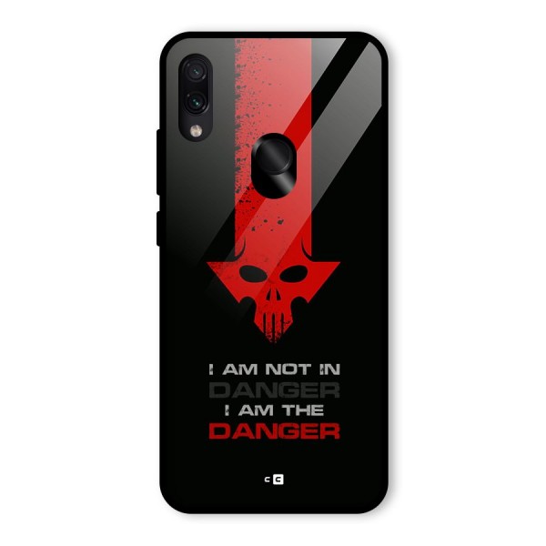 I Am Danger Glass Back Case for Redmi Note 7S
