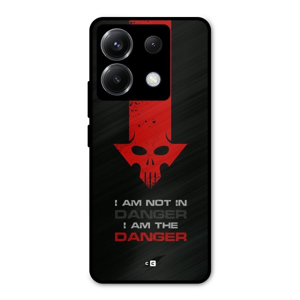 I Am Danger Metal Back Case for Poco X6
