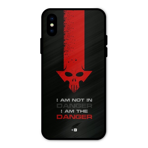 I Am Danger Metal Back Case for iPhone XS