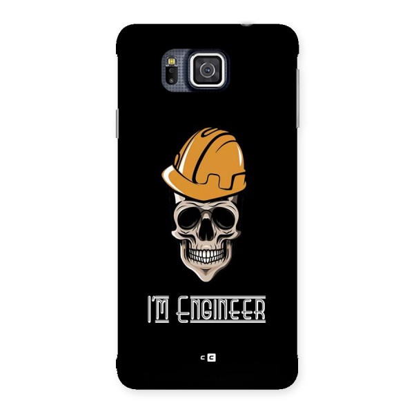 I Am Engineer Back Case for Galaxy Alpha