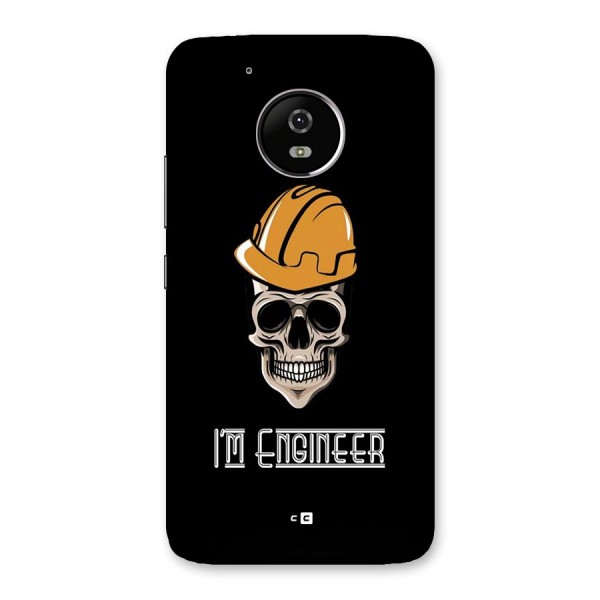I Am Engineer Back Case for Moto G5