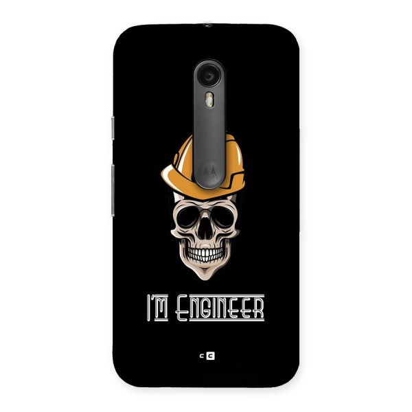 I Am Engineer Back Case for Moto G Turbo