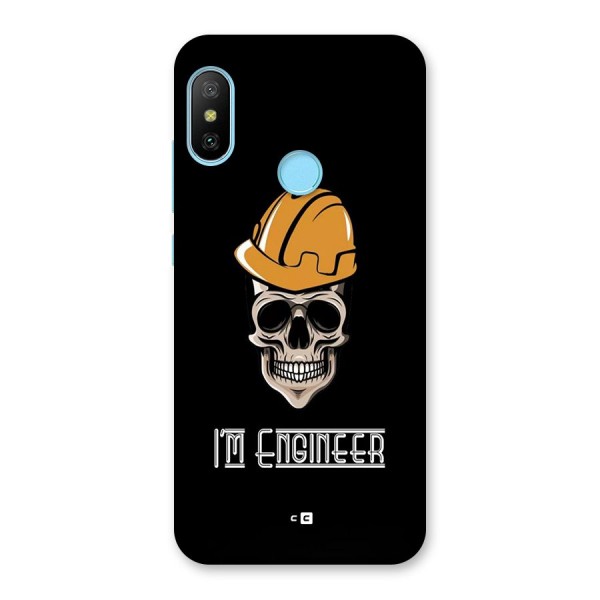 I Am Engineer Back Case for Redmi 6 Pro