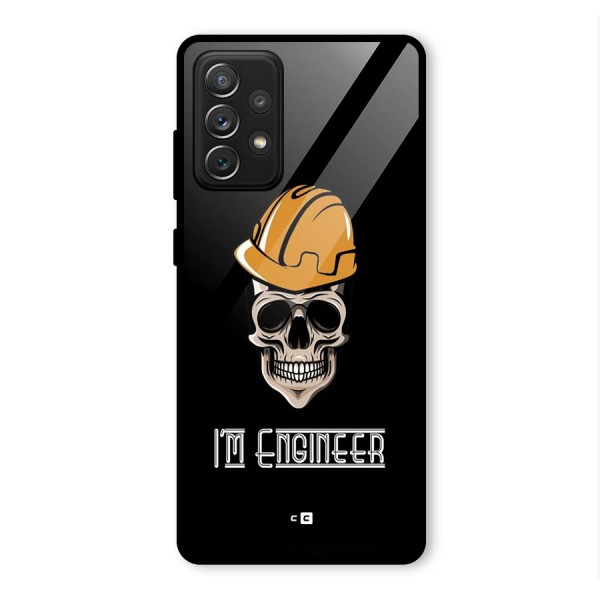 I Am Engineer Glass Back Case for Galaxy A72