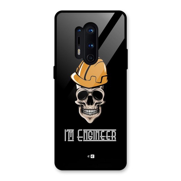 I Am Engineer Glass Back Case for OnePlus 8 Pro