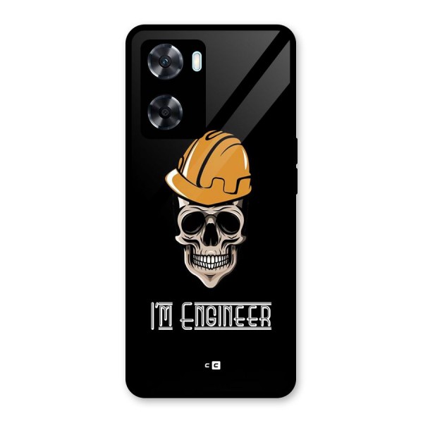 I Am Engineer Glass Back Case for Oppo A77