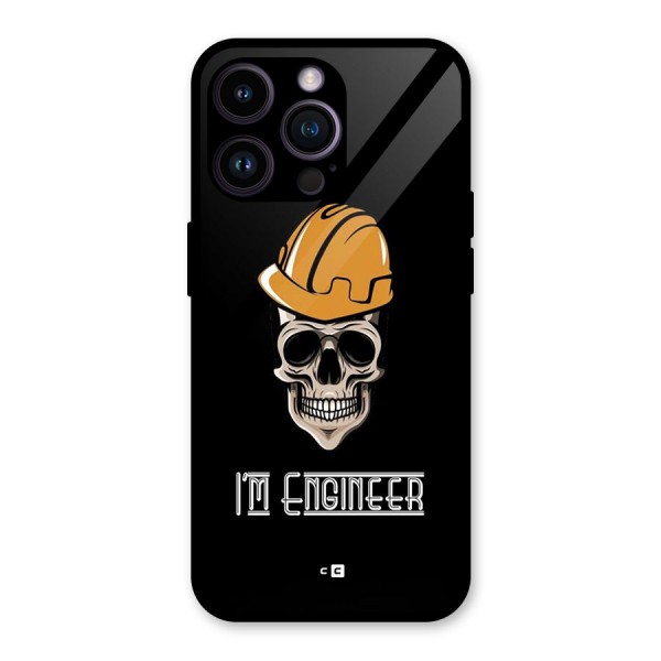 I Am Engineer Glass Back Case for iPhone 14 Pro Max