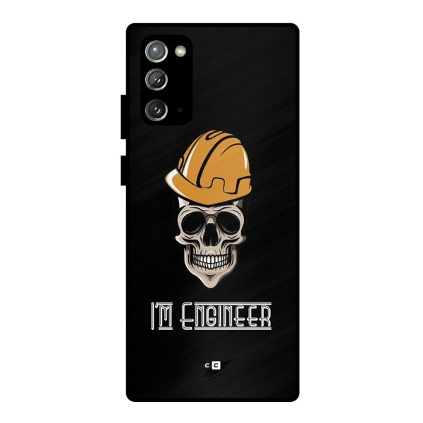I Am Engineer Metal Back Case for Galaxy Note 20
