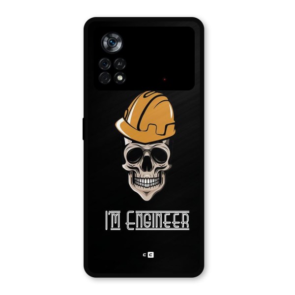 I Am Engineer Metal Back Case for Poco X4 Pro 5G