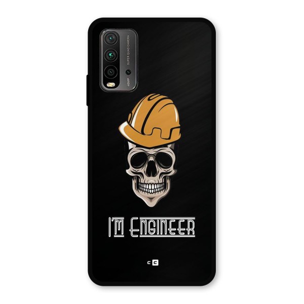 I Am Engineer Metal Back Case for Redmi 9 Power