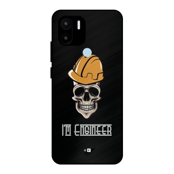 I Am Engineer Metal Back Case for Redmi A1 Plus