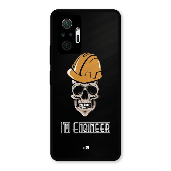 I Am Engineer Metal Back Case for Redmi Note 10 Pro Max