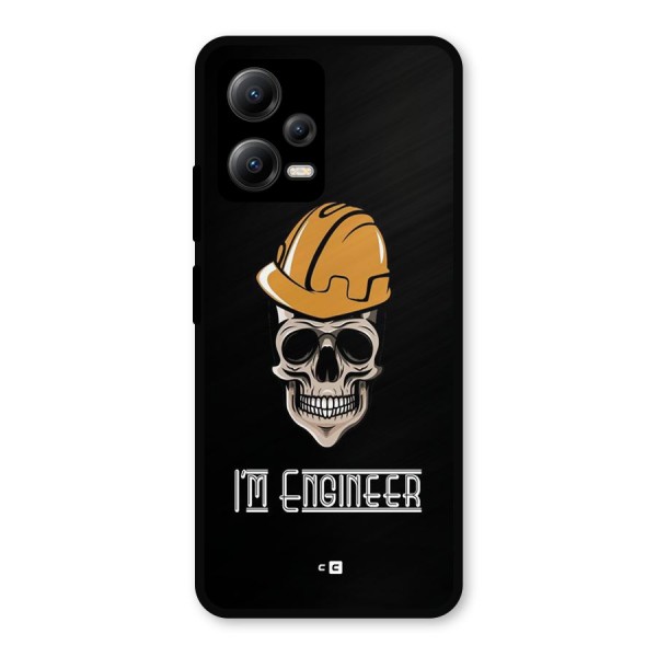 I Am Engineer Metal Back Case for Redmi Note 12 5G