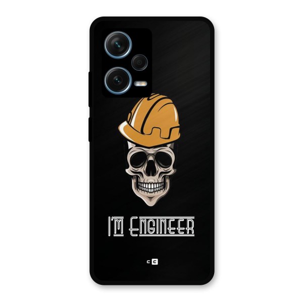 I Am Engineer Metal Back Case for Redmi Note 12 Pro Plus 5G