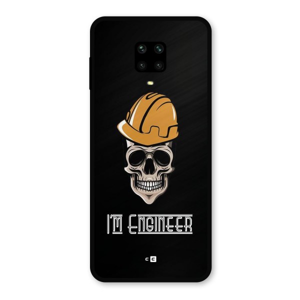 I Am Engineer Metal Back Case for Redmi Note 9 Pro Max