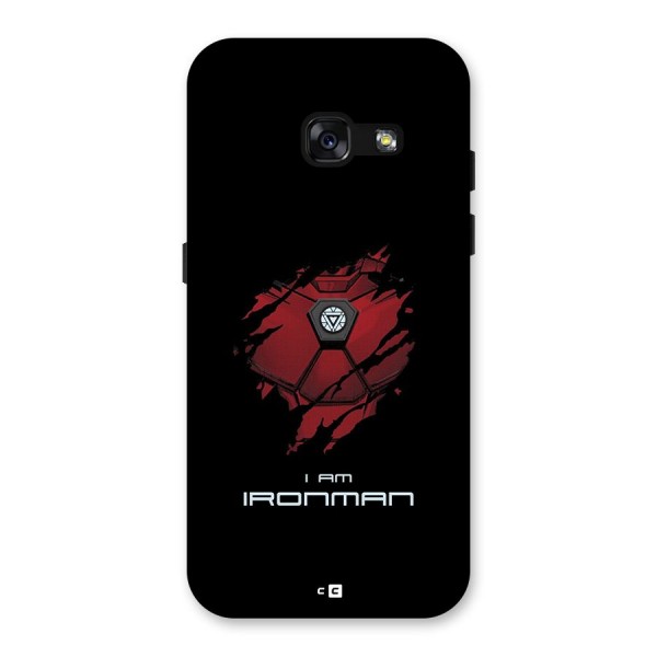 I Am Ironman Back Case for Galaxy A3 (2017)