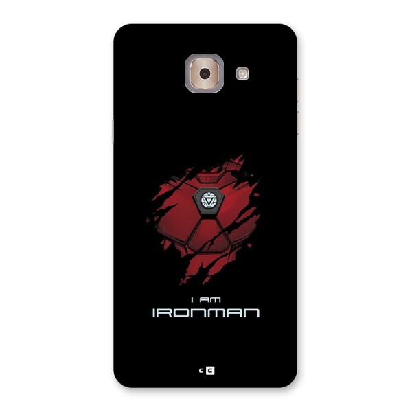 I Am Ironman Back Case for Galaxy J7 Max