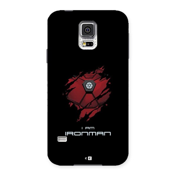 I Am Ironman Back Case for Galaxy S5