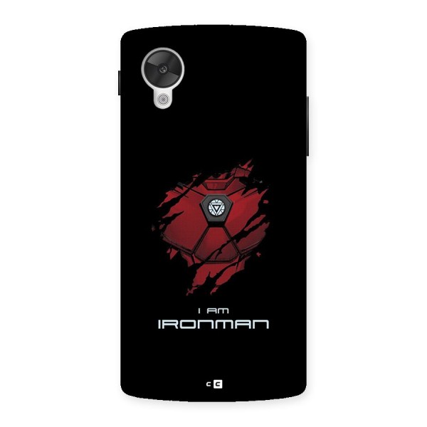 I Am Ironman Back Case for Google Nexus 5