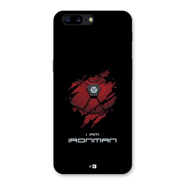 I Am Ironman Back Case for OnePlus 5