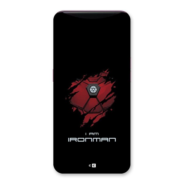 I Am Ironman Back Case for Oppo Find X