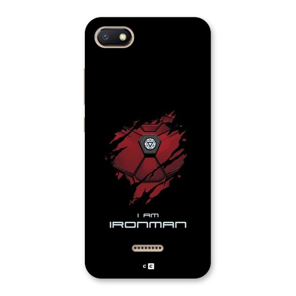 I Am Ironman Back Case for Redmi 6A