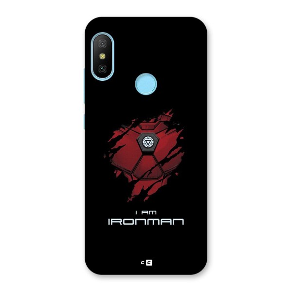 I Am Ironman Back Case for Redmi 6 Pro