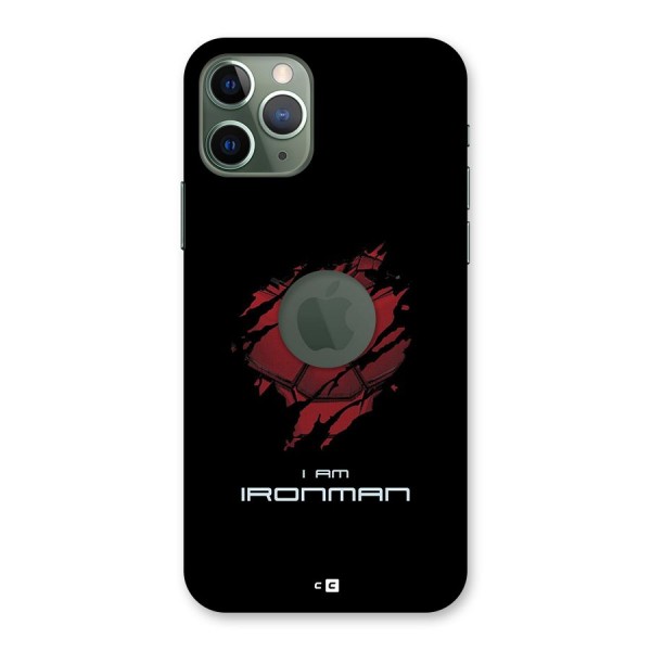 I Am Ironman Back Case for iPhone 11 Pro Logo Cut