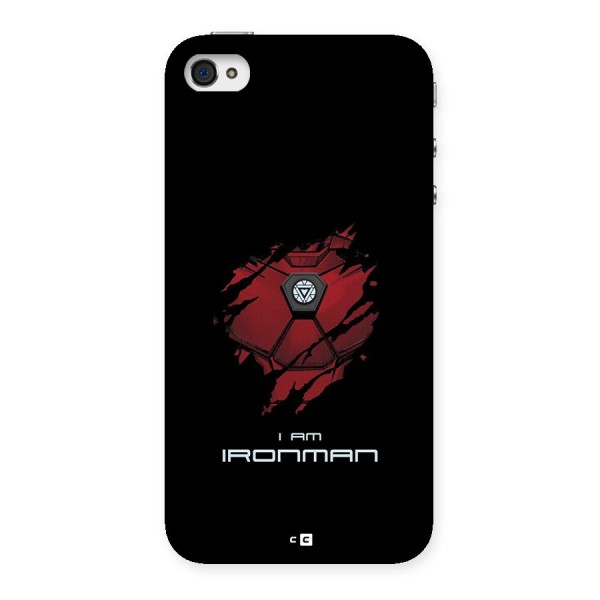 I Am Ironman Back Case for iPhone 4 4s