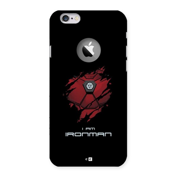 I Am Ironman Back Case for iPhone 6 Logo Cut