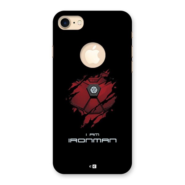I Am Ironman Back Case for iPhone 7 Logo Cut