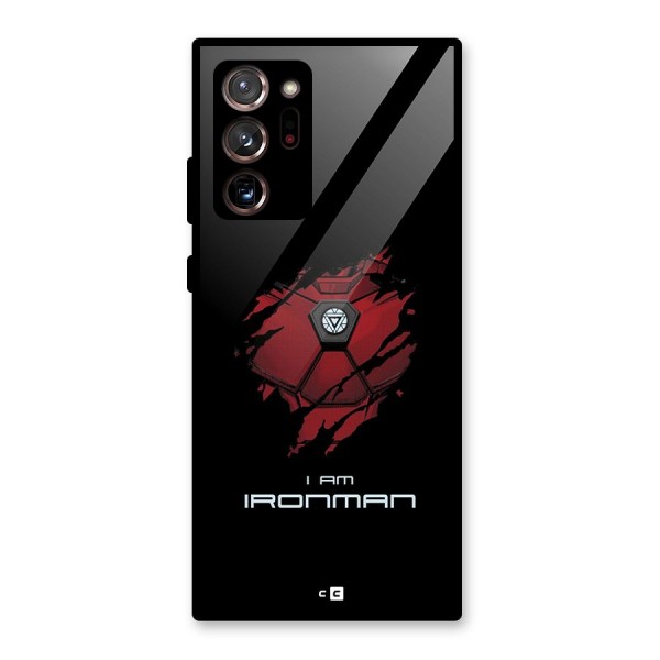 I Am Ironman Glass Back Case for Galaxy Note 20 Ultra