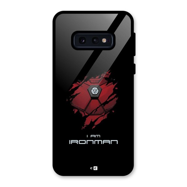 I Am Ironman Glass Back Case for Galaxy S10e